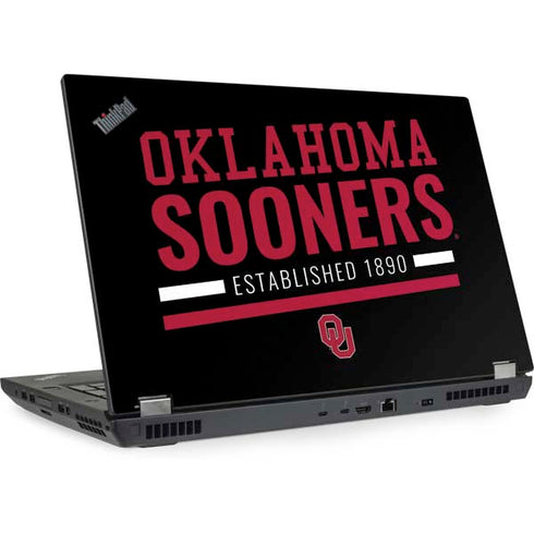 University of Oklahoma Sooners Est 1890 Lenovo ThinkPad Skin