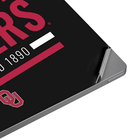 University of Oklahoma Sooners Est 1890 Universal Laptop 15in (12.2 x 8.8in) Skin