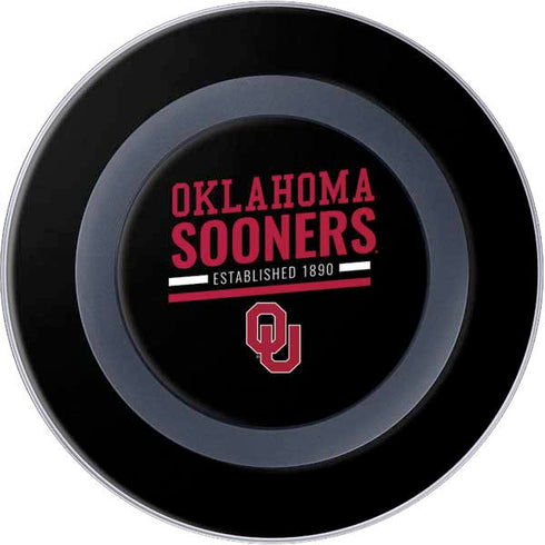 University of Oklahoma Sooners Est 1890 Wireless Charger Skin