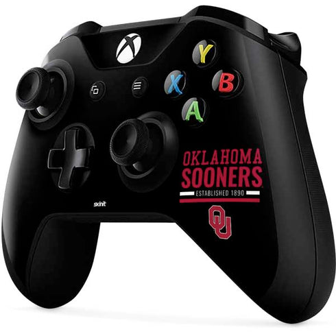 University of Oklahoma Sooners Est 1890 Xbox One X Controller Skin