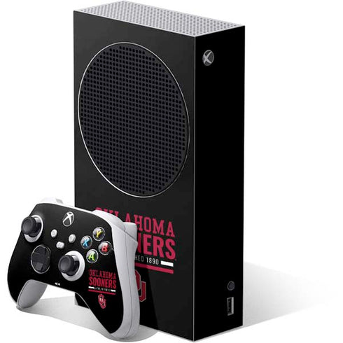 University of Oklahoma Sooners Est 1890 Xbox Series S Bundle Skin