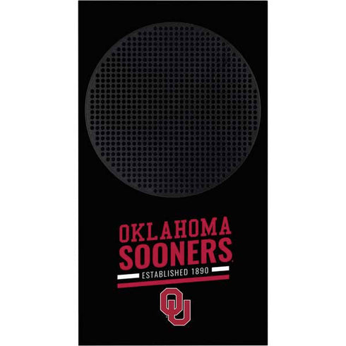 University of Oklahoma Sooners Est 1890 Xbox Series S Bundle Skin