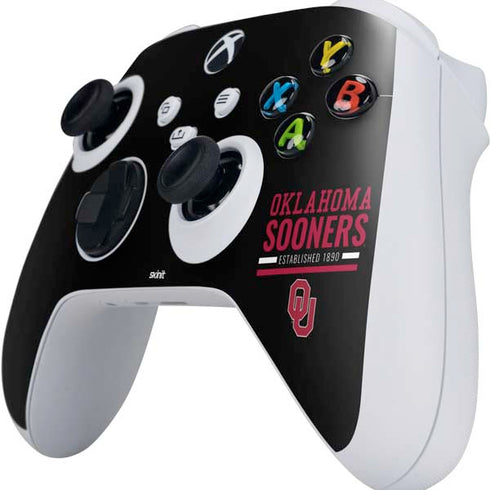 University of Oklahoma Sooners Est 1890 Xbox Series S Controller Skin