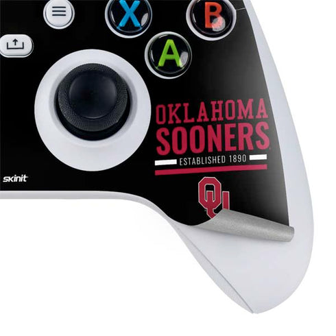University of Oklahoma Sooners Est 1890 Xbox Series S Controller Skin