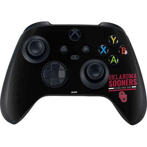 University of Oklahoma Sooners Est 1890 Xbox Series X Controller Skin