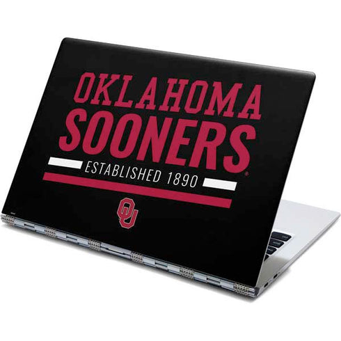 University of Oklahoma Sooners Est 1890 Yoga 910 2-in-1 14in Touch-Screen Skin