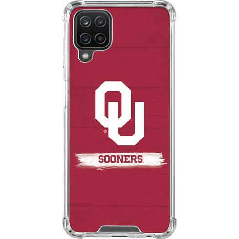 University of Oklahoma Sooners Galaxy A12 Clear Case