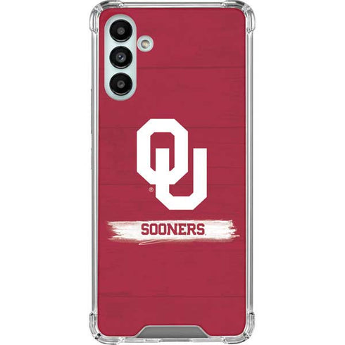 University of Oklahoma Sooners Galaxy A13 5G Clear Case