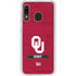 University of Oklahoma Sooners Galaxy A20 Clear Case