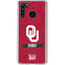 University of Oklahoma Sooners Galaxy A21 Clear Case