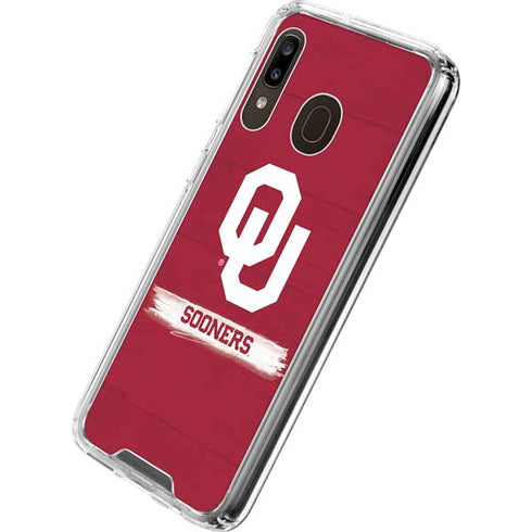 University of Oklahoma Sooners Galaxy A30 Clear Case