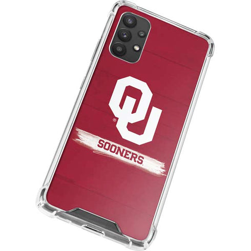 University of Oklahoma Sooners Galaxy A32 5G Clear Case
