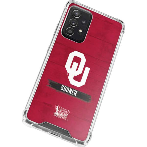 University of Oklahoma Sooners Galaxy A52 5G Clear Case