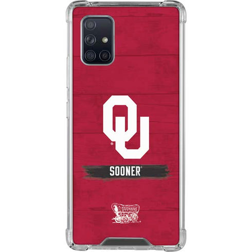 University of Oklahoma Sooners Galaxy A71 5G Clear Case