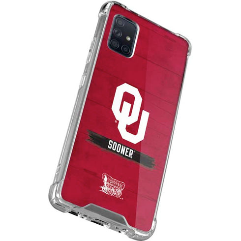 University of Oklahoma Sooners Galaxy A71 5G Clear Case
