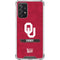 University of Oklahoma Sooners Galaxy A72 5G Clear Case
