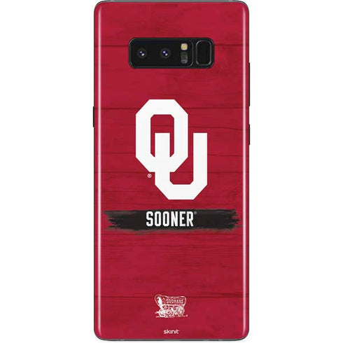 University of Oklahoma Sooners Galaxy Note 8 Skin