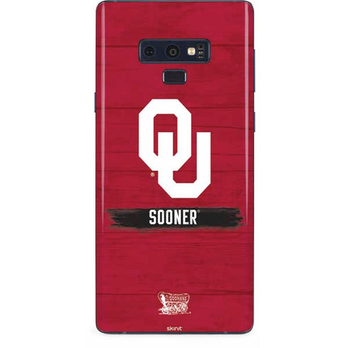 University of Oklahoma Sooners Galaxy Note 9 Skin