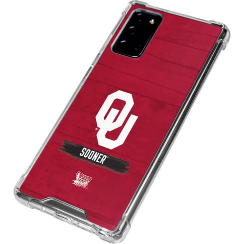 University of Oklahoma Sooners Galaxy Note20 5G Clear Case