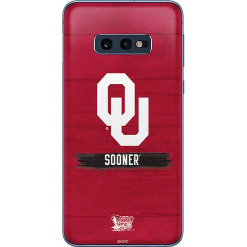University of Oklahoma Sooners Galaxy S10e Skin