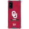 University of Oklahoma Sooners Galaxy S20 FE Clear Case
