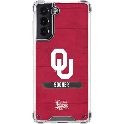 University of Oklahoma Sooners Galaxy S21 5G Clear Case