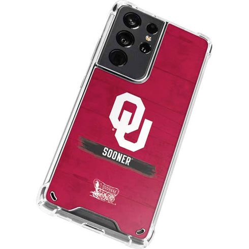 University of Oklahoma Sooners Galaxy S21 Ultra 5G Clear Case