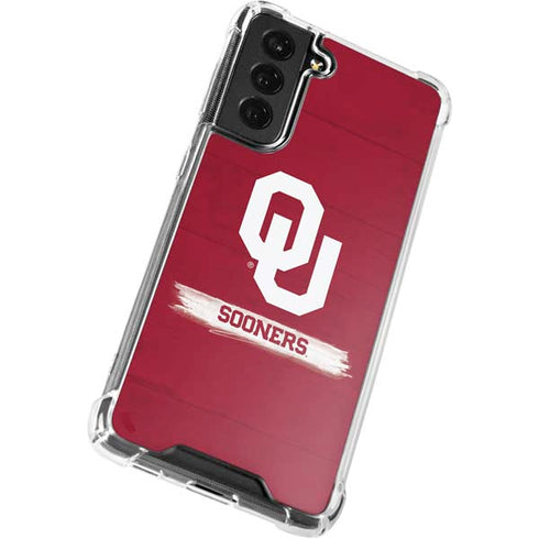 University of Oklahoma Sooners Galaxy S22 Clear Case