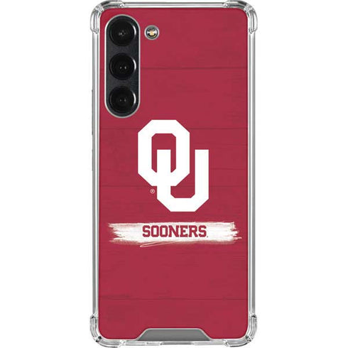 University of Oklahoma Sooners Galaxy S23 Plus Clear Case