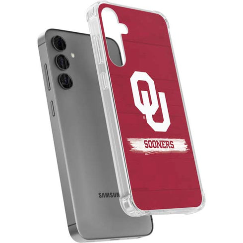 University of Oklahoma Sooners Galaxy S24 Plus Clear Case