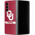 University of Oklahoma Sooners Galaxy Z Fold4 5G Skin