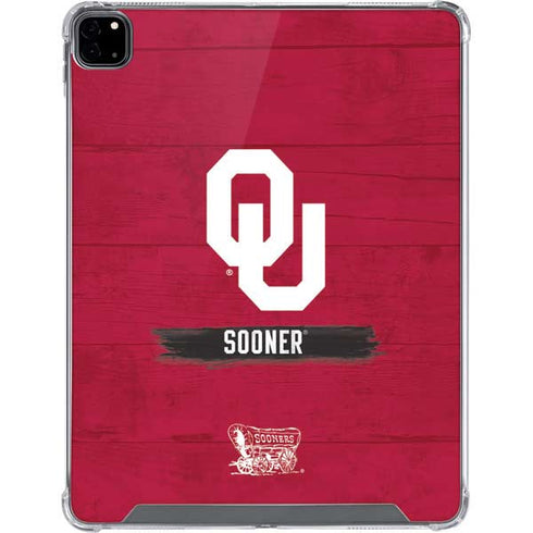 University of Oklahoma Sooners iPad Pro 12.9in (2020) Clear Case