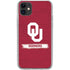 University of Oklahoma Sooners iPhone 11 Clear Case