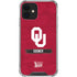 University of Oklahoma Sooners iPhone 12 Clear Case