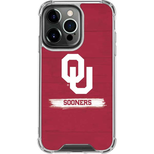 University of Oklahoma Sooners iPhone 13 Pro Clear Case