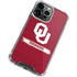 University of Oklahoma Sooners iPhone 13 Pro Clear Case