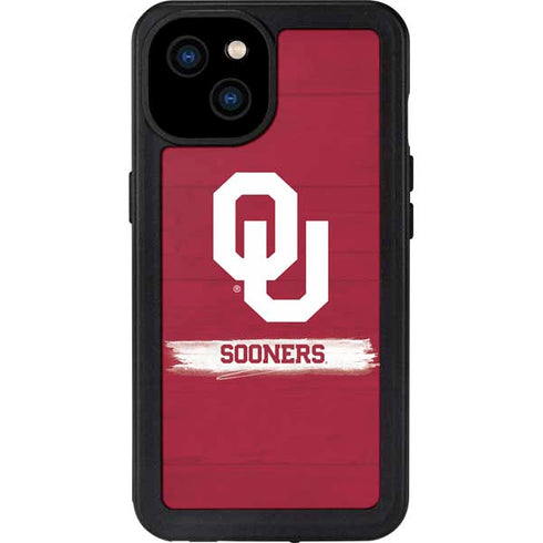 University of Oklahoma Sooners iPhone 15 Plus Waterproof Case