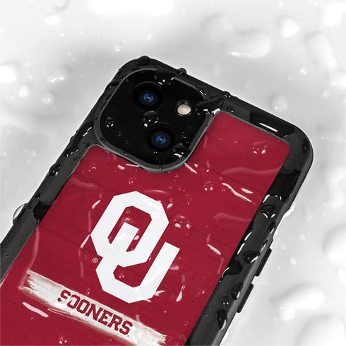 University of Oklahoma Sooners iPhone 15 Plus Waterproof Case