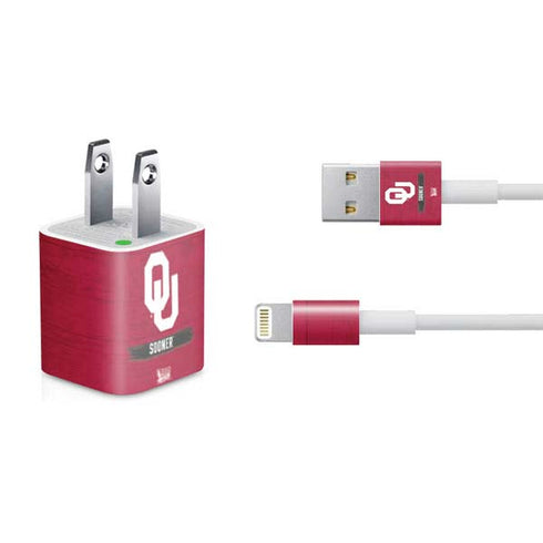University of Oklahoma Sooners iPhone Charger (5W USB) Skin