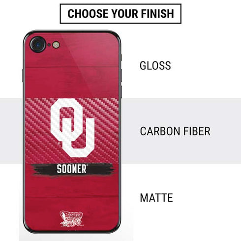 University of Oklahoma Sooners iPhone SE (2nd & 3rd Gen) Skin