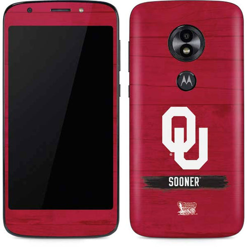 University of Oklahoma Sooners Moto E5 Play Skin