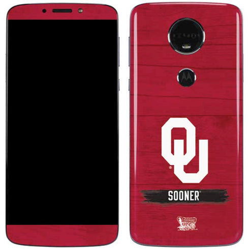 University of Oklahoma Sooners Moto E5 Plus Skin
