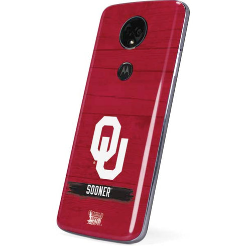 University of Oklahoma Sooners Moto E5 Plus Skin