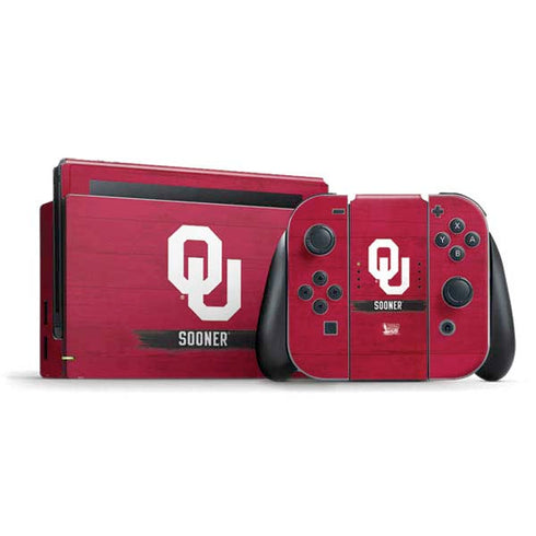University of Oklahoma Sooners Nintendo Switch Bundle Skin