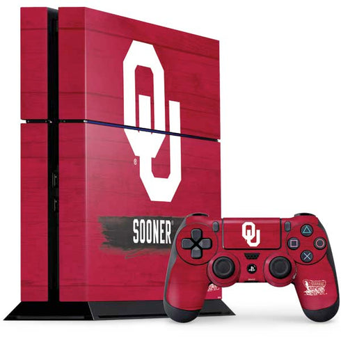 University of Oklahoma Sooners PS4 Console and Controller Bundle Skin