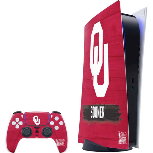 University of Oklahoma Sooners PS5 Digital Edition Bundle Skin