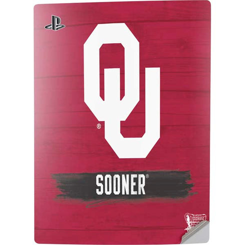 University of Oklahoma Sooners PS5 Digital Edition Console Skin