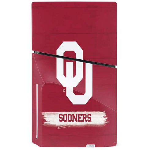University of Oklahoma Sooners PS5 Slim Disk Console Skin