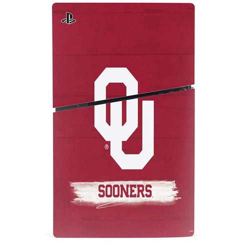 University of Oklahoma Sooners PS5 Slim Digital Edition Bundle Skin