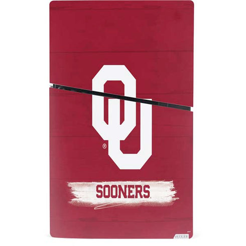 University of Oklahoma Sooners PS5 Slim Digital Edition Bundle Skin